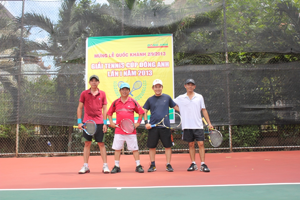 Công Ty Đông Anh tổ chức Giải Tennis Cup Đông Anh Lần 1